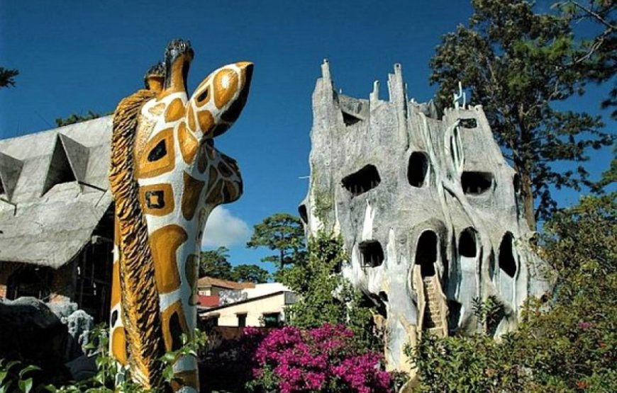 Экскурсия в Далат из Нячанга на 1 день — водопады, Crazy House, пагода Линь Фуок