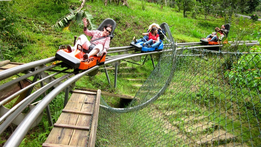 🎢 11:00 — Катание на электросанях к водопаду Датанла